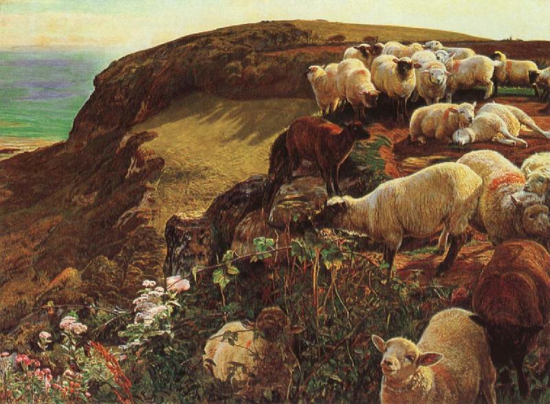 William Holman Hunt Being English coasts Germany oil painting art